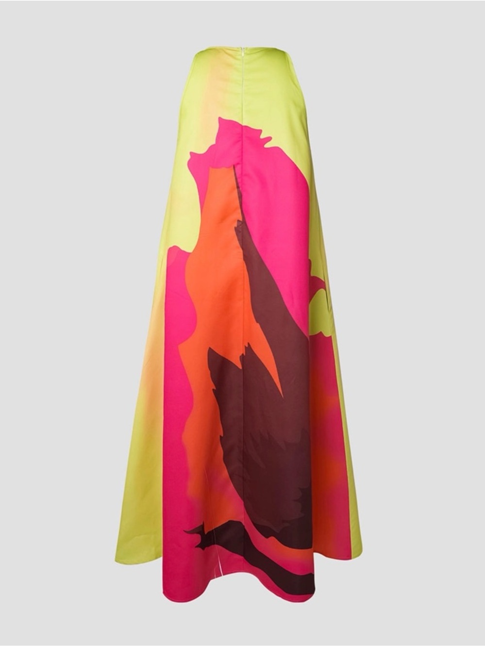 NWT❤️💚🧡Loose Sleeveless Multi-Colored Round-Neck Maxi Dresses - Picture 4 of 15